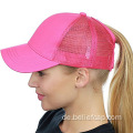 Mesh Sports Baseball Trucker Cross Custom Ponytail Hut